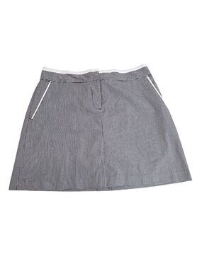Izod Womens 6 Cool-FX Stretch Gingham Golf Skort Built-In Shorts 1300
